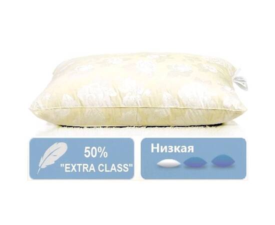 Подушка пуховая MirSon Экстра 112 мягкая 70x70 см (2200000005267), Цвет: кремовый, Размер: 70x70, изображение 2