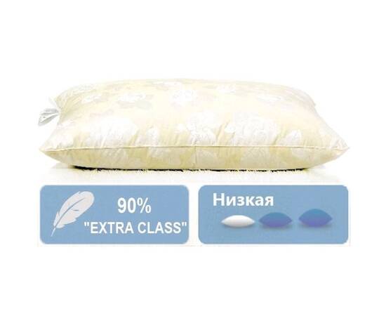Подушка пуховая MirSon Экстра 106 мягкая 70x70 см (2200000001016), Цвет: кремовый, Размер: 70x70, изображение 2