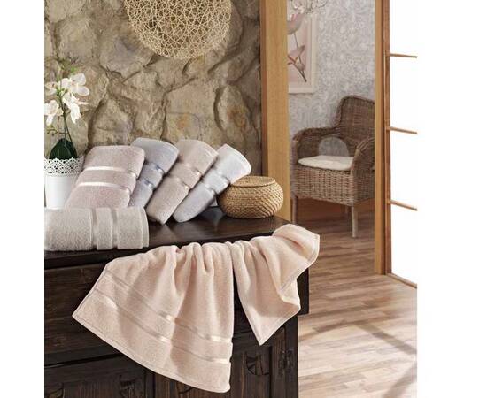 Рушник HOBBY DOLCE 50х90 сіро-блакитний (13996), Колір: сірий, Розмір: 50x90, зображення 2