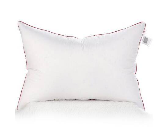 Подушка вовняна MirSon DeLuxe 128 середня 50x70 см (2200000006301), Колір: білий, Розмір: 50x70, зображення 2