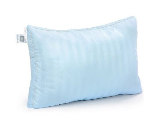 Подушка шерстяная MirSon DeLuxe 127 низкая 60x60 см (2200000010995), Цвет: голубой, Размер: 60x60, изображение 2