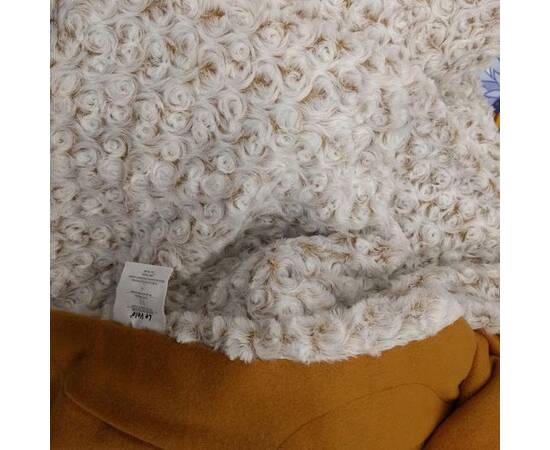 Плед Le Vele 220x240 Трояндочка Нова GOLD, Основний колір: золотий, Розмір: 220x240, зображення 3