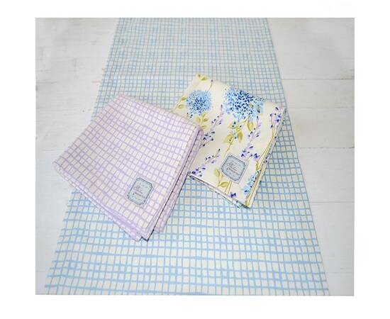 Дорожка 40х140 Блакитна клітинка Прованс (000163), изображение 2