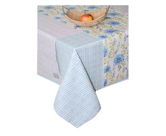 Дорожка 140х40 Бузкова клітинка Прованс # Andre Tan, Тип: дорожки (раннеры), Цвет: сиреневый, Форма скатерти: прямоугольная, Размер: 40x140, изображение 4