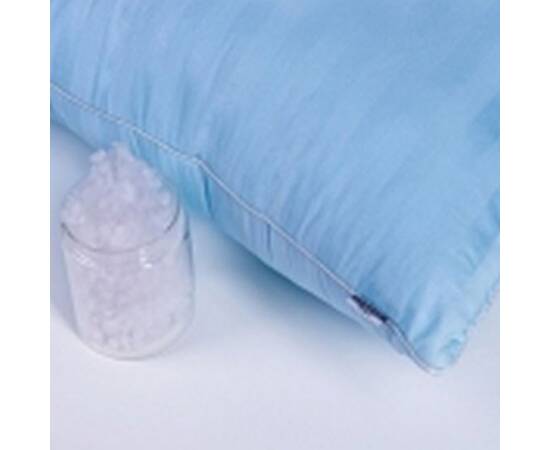 Подушка антиалергенна MirSon Tencel Valentino 0368 м'яка 60х60 см (2200000015020), Колір: блакитний, Розмір: 60x60, зображення 4