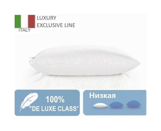 Подушка пухова MirSon Luxury Exclusive 151 м'яка 50x70 см (2200000013613), Колір: білий, Розмір: 50x70, зображення 2