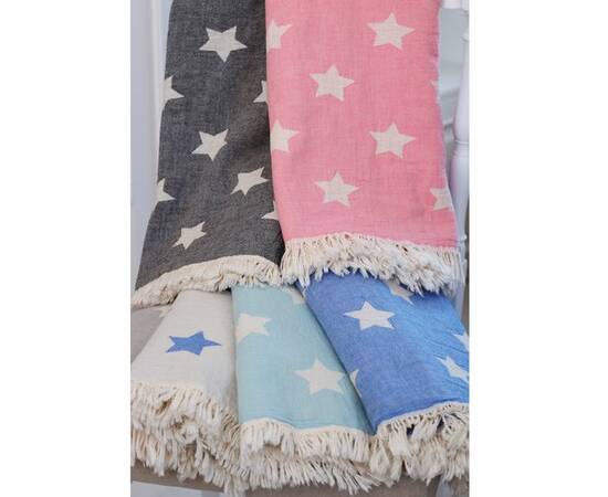 Плед-накидка Barine Stars Throw pembe розовый 130x170 (227465048), Цвет: розовый, Размер: 130x170, изображение 3