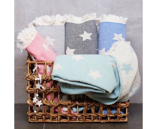 Плед-накидка Barine Stars Throw pembe розовый 130x170 (227465048), Цвет: розовый, Размер: 130x170, изображение 4