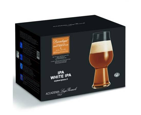 Бокал для дегустации пива Birrateque 42 cl C 469 Luigi Bormioli (11808/01), изображение 3