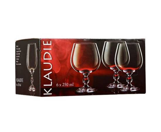 Келихи Klaudie 250мл 6шт Bohemia (4S149/00000/250), зображення 2