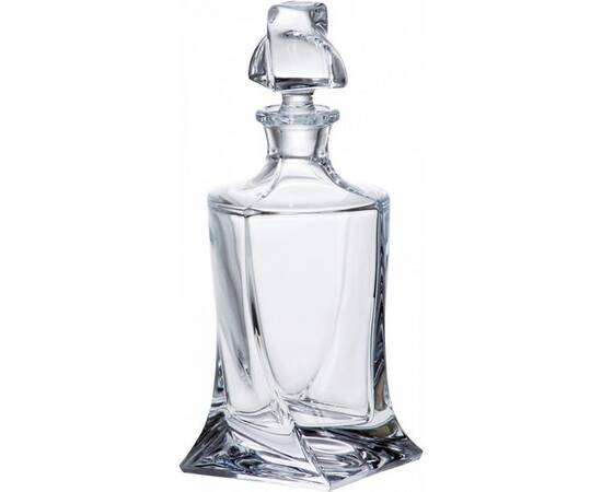 Набір для лікеру Quadro 7ін. графин 457мл Bohemia (99999/99A44/457), зображення 2