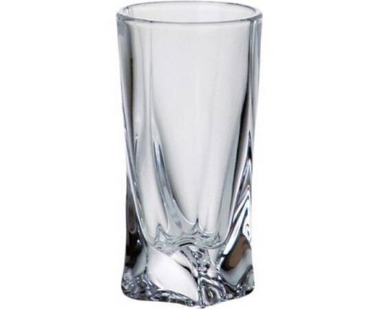 Набір для лікеру Quadro 7ін. графин 457мл Bohemia (99999/99A44/457), зображення 3