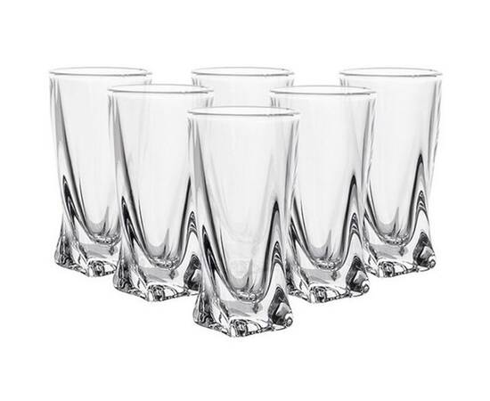 Склянки Quadro 350мл 6шт Bohemia (2k936/99A44/350), зображення 2