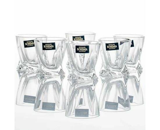 Стопки Quadro 55мл для горілки 6шт Bohemia (2k936/99A44/055), зображення 2