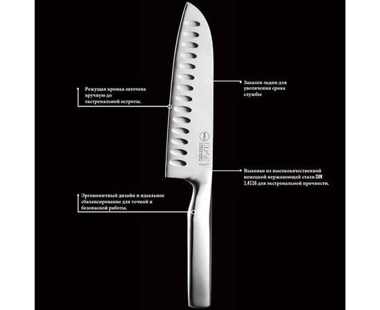 Нож для хлеба 25,5 см EDGE WOLL (WKE255BMB), изображение 2