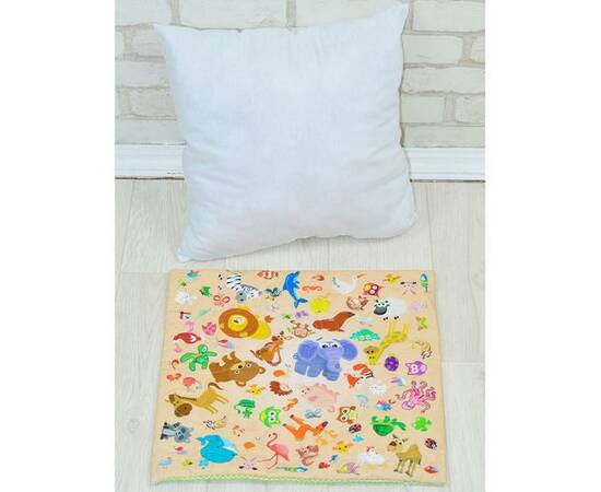 Подушка «В мире животных» 40х40 Loskutini, изображение 4