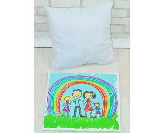 Подушка «Детские рисунки» 40х40 Loskutini, изображение 4