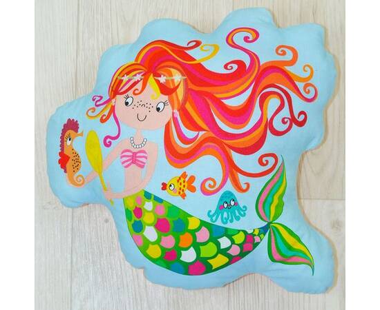 Подушка-іграшка «Русалочка» 33х35 Loskutini, зображення 3