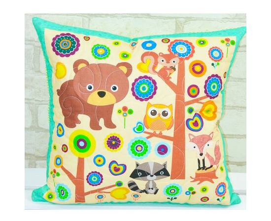 Подушка "Лісове дерево" 40х40 Loskutini, зображення 2