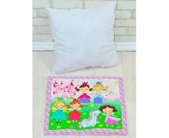 Подушка "Принцеси" 40х40 Loskutini, зображення 4