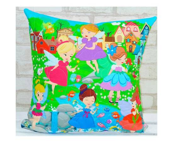 Подушка "Фієчки" 50х50 Loskutini, зображення 2