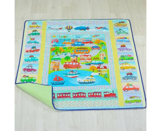 Эко плед-одеяло «Городок» 75х100 Loskutini, изображение 3