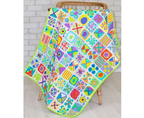 Эко плед-одеяло «Крестики-нолики» 75х101 Loskutini, изображение 2