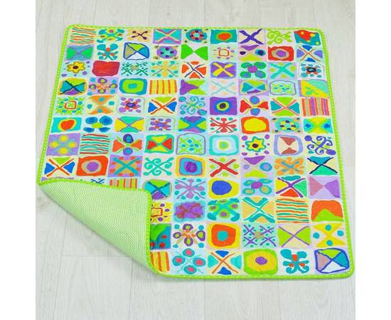 Эко плед-одеяло «Крестики-нолики» 75х101 Loskutini, изображение 3