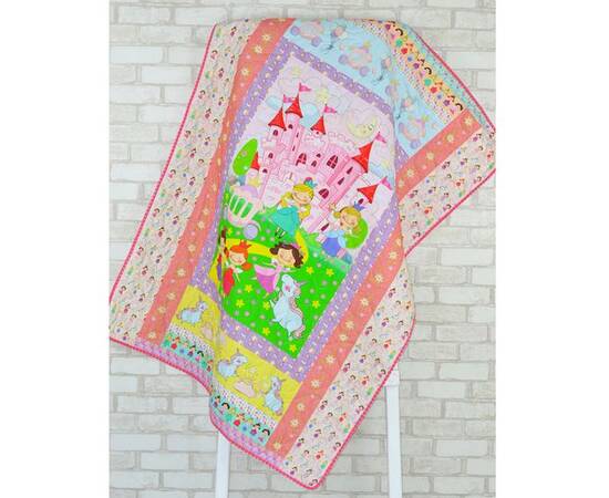 Эко плед-одеяло «Принцессы» 75х100 Loskutini, изображение 4