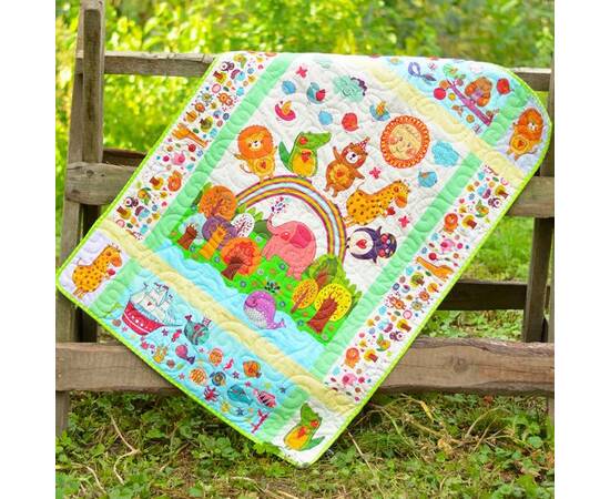 Эко плед-одеяло «Сказочные животные» 75х100 Loskutini, изображение 5