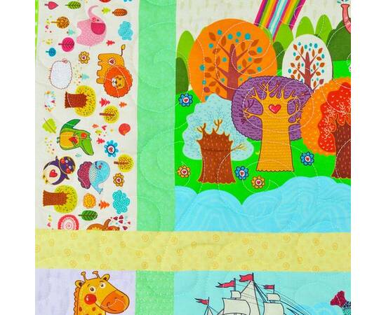 Эко плед-одеяло «Сказочные животные» 75х100 Loskutini, изображение 7