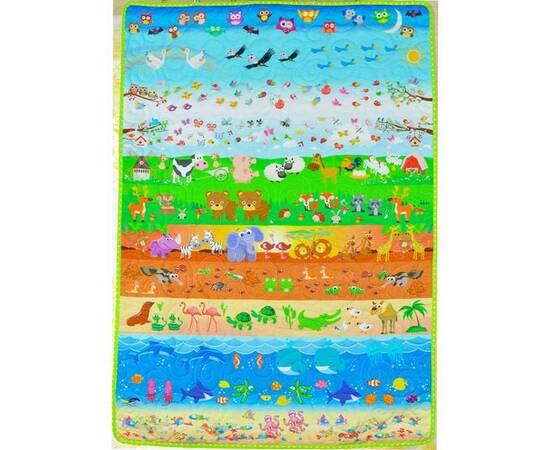 Эко покрывало-одеяло «В мире животных» 105х145 Loskutini, изображение 2