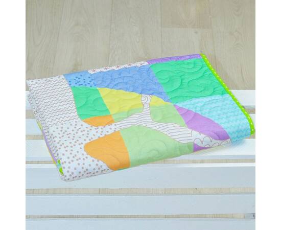 Эко покрывало-одеяло «Волшебное дерево» 105х145 Loskutini, изображение 5