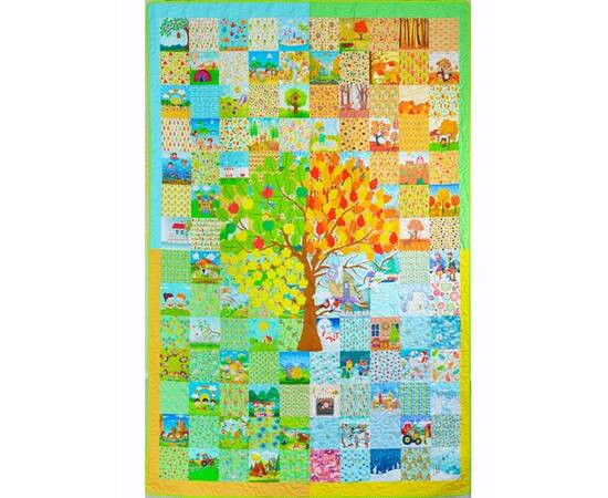 Еко покривало-ковдра «Пори року» 155х225 Loskutini, зображення 2