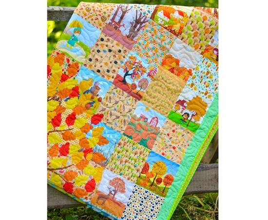 Еко покривало-ковдра «Пори року» 155х225 Loskutini, зображення 3