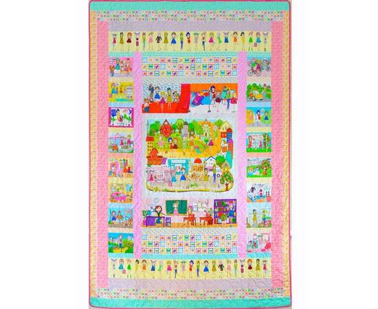 Еко покривало-ковдра «Модниці» 155х225 Loskutini, зображення 2