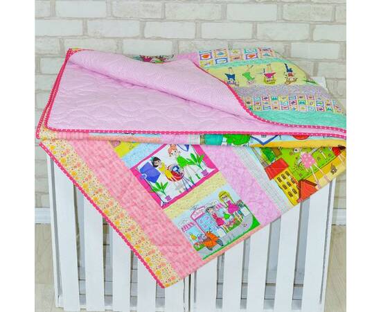 Еко покривало-ковдра «Модниці» 155х225 Loskutini, зображення 5