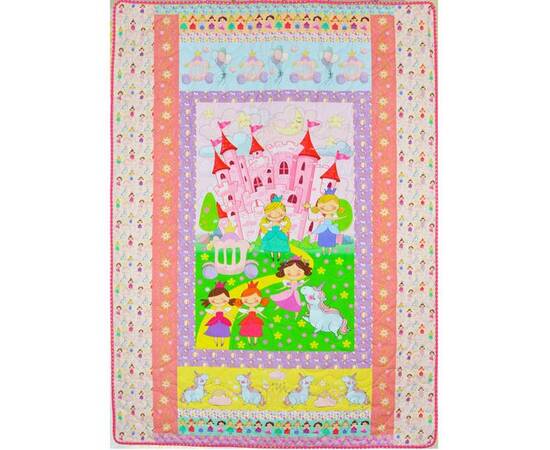 Еко покривало-ковдра «Принцеси» 105х145 Loskutini, зображення 3