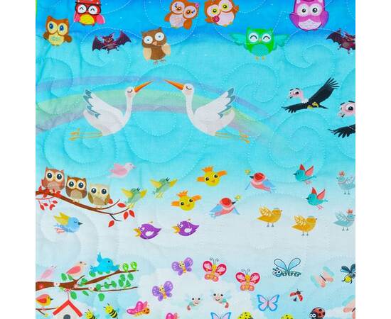 Конверт-одеяло на выписку «В мире животных» 35х75 (75х100) Loskutini, изображение 5