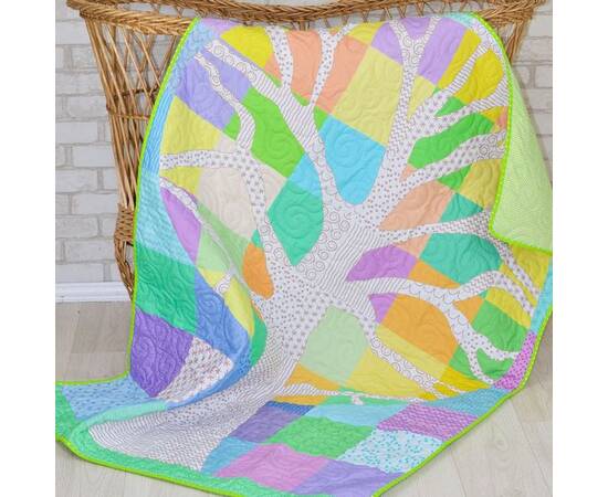 Конверт-одеяло на выписку «Волшебное дерево» 35х75 (75х100) Loskutini, изображение 4