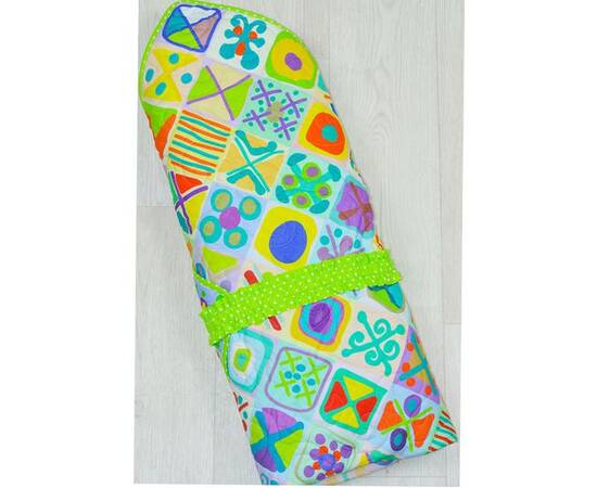 Конверт-одеяло на выписку «Крестики-нолики» 35х75 (75х100) Loskutini, изображение 2