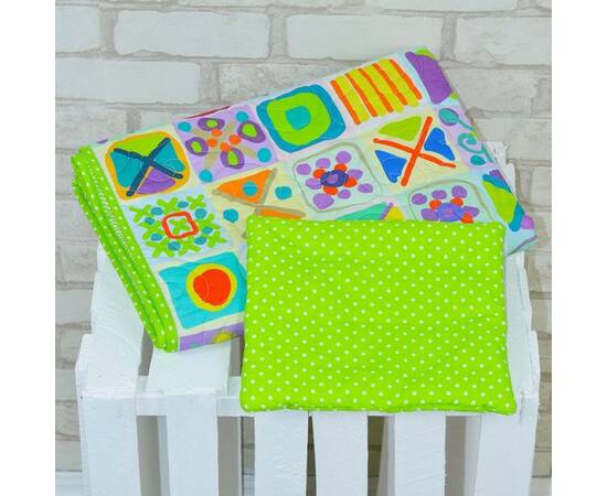 Конверт-одеяло на выписку «Крестики-нолики» 35х75 (75х100) Loskutini, изображение 3