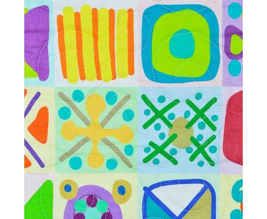 Конверт-одеяло на выписку «Крестики-нолики» 35х75 (75х100) Loskutini, изображение 5