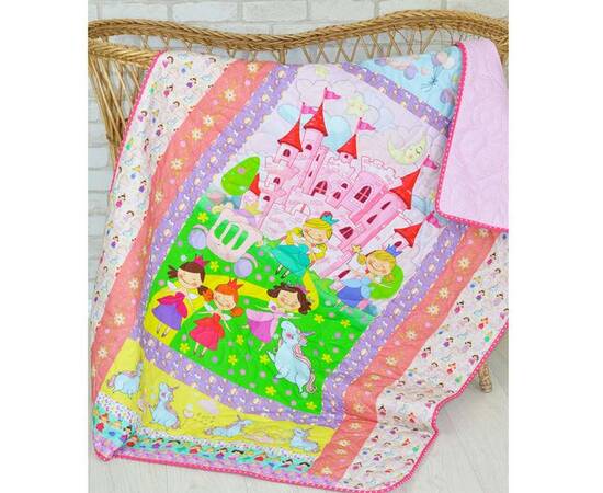 Конверт-одеяло на выписку «Принцессы» 35х75 (75х100) Loskutini, изображение 4