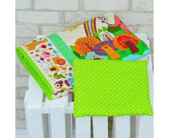 Конверт-одеяло на выписку «Сказочные животные» 35х75 (75х100) Loskutini, изображение 3