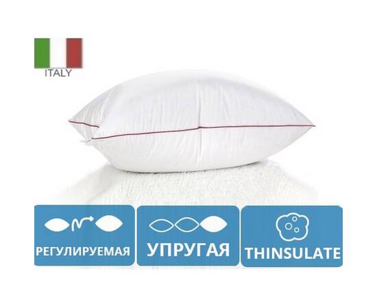 Подушка антиаллергенная MirSon DeLuxe 102/1 40x60 см (2200000016072), Цвет: белый, Размер: 40x60, изображение 2