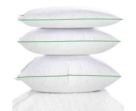 Подушка бамбуковая MirSon Eco 0411 средняя 50х70 см (2200000046642), Цвет: белый, Размер: 50x70, изображение 3
