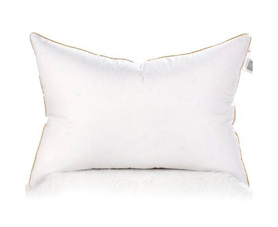 Подушка пухова MirSon DeLuxe 201 середня 60х60 см (2200000060556), Колір: білий, Розмір: 60x60, зображення 4