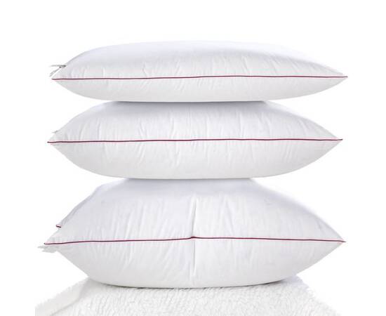 Подушка шовкова MirSon De luxe 0519 м'яка 50х70 см (2200000042170), Колір: білий, Розмір: 50x70, зображення 4