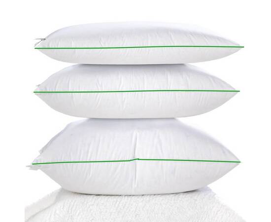 Подушка шовкова MirSon Eco 0513 м'яка 60х60 см (2200000042231), Колір: білий, Розмір: 60x60, зображення 3